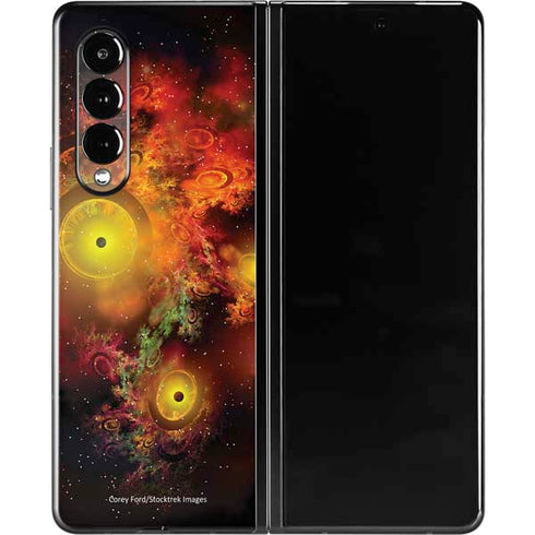 StockTrek Colorful Nebulae and Interstellar Matter Galaxy Z Fold3 5G Skin