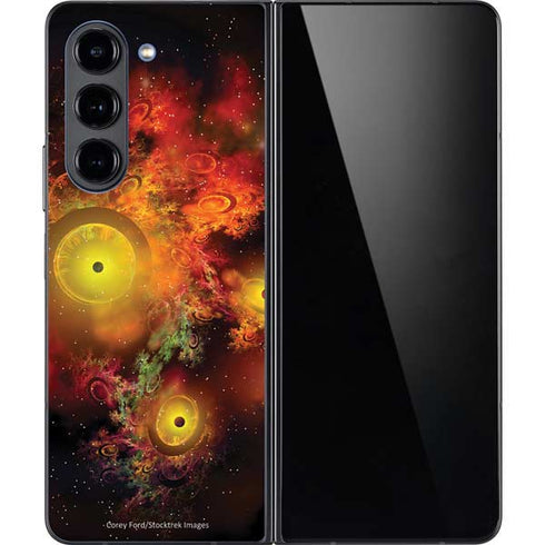 StockTrek Colorful Nebulae and Interstellar Matter Galaxy Z Fold5 5G Skin