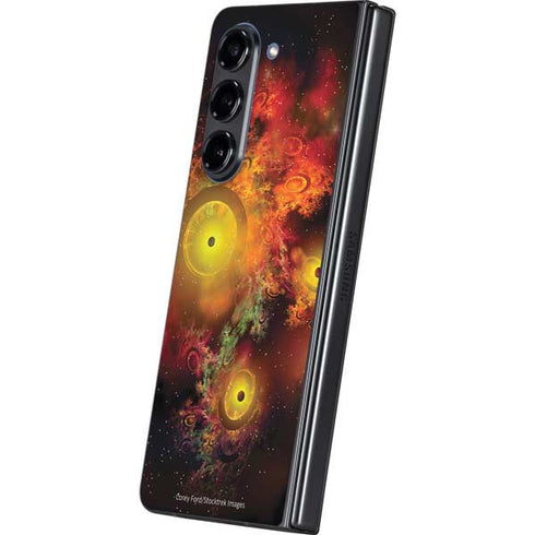 StockTrek Colorful Nebulae and Interstellar Matter Galaxy Z Fold5 5G Skin
