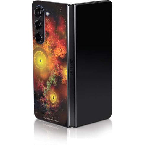 StockTrek Colorful Nebulae and Interstellar Matter Galaxy Z Fold5 5G Skin