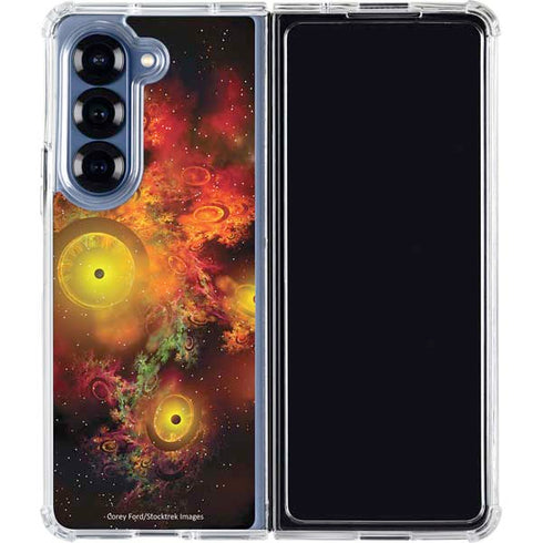 StockTrek Colorful Nebulae and Interstellar Matter Galaxy Z Fold6 Clear Case