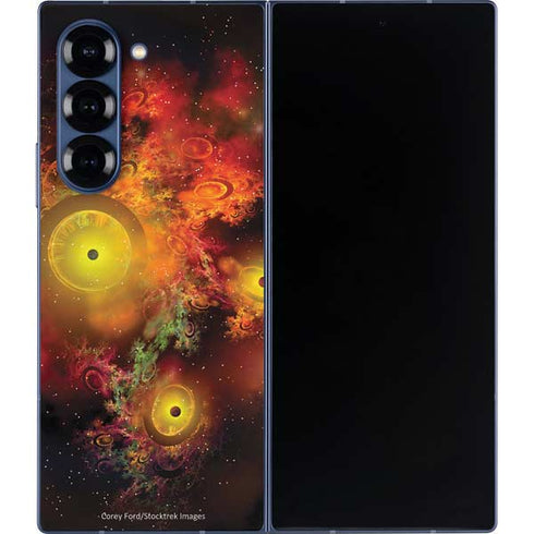 StockTrek Colorful Nebulae and Interstellar Matter Galaxy Z Fold6 Skin