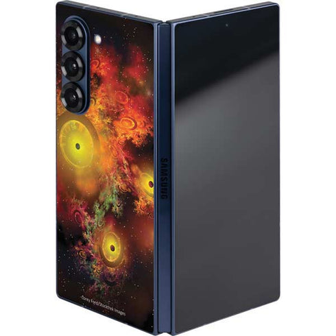 StockTrek Colorful Nebulae and Interstellar Matter Galaxy Z Fold6 Skin