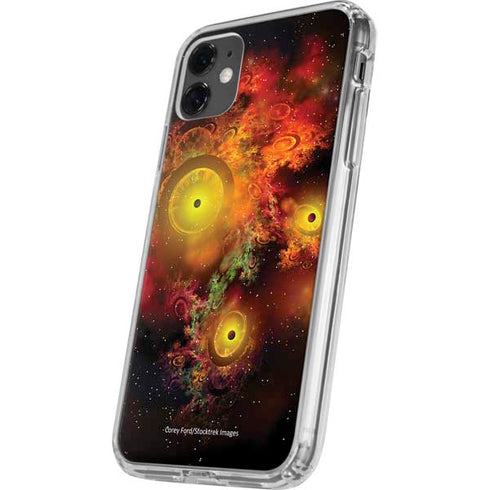 StockTrek Colorful Nebulae and Interstellar Matter iPhone 11 Clear Case