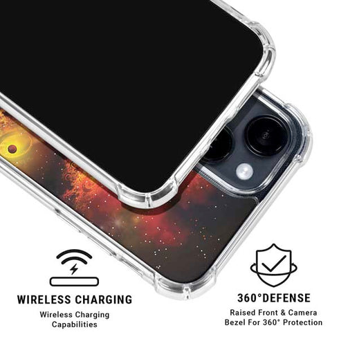 StockTrek Colorful Nebulae and Interstellar Matter iPhone 15 Clear Case