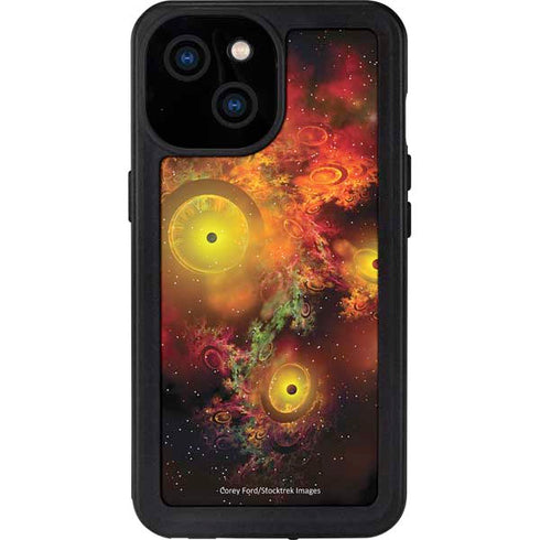 StockTrek Colorful Nebulae and Interstellar Matter iPhone 15 Waterproof Case