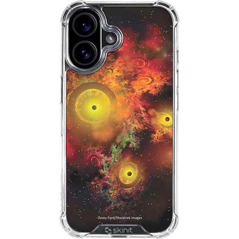 StockTrek Colorful Nebulae and Interstellar Matter iPhone 16 Clear Case