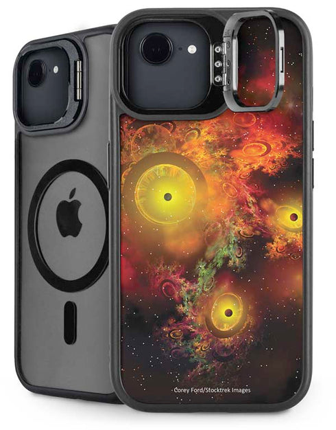 StockTrek Colorful Nebulae and Interstellar Matter iPhone 16e Kickstand Case