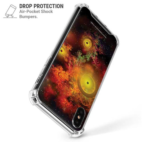 StockTrek Colorful Nebulae and Interstellar Matter iPhone X/XS Clear Case