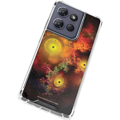 StockTrek Colorful Nebulae and Interstellar Matter Moto G 5G (2025) Clear Case