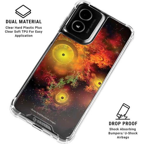 StockTrek Colorful Nebulae and Interstellar Matter Moto G Power 5G (2024) Clear Case