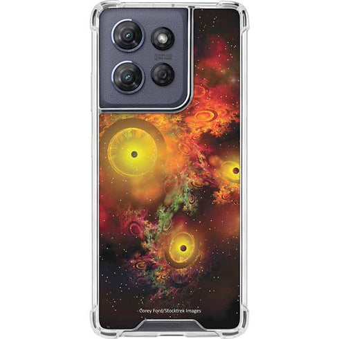StockTrek Colorful Nebulae and Interstellar Matter Moto G Power 5G (2025) Clear Case