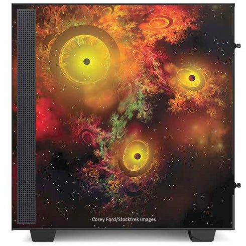 StockTrek Colorful Nebulae and Interstellar Matter NZXT H510 Compact ATX Mid-Tower Case Skin