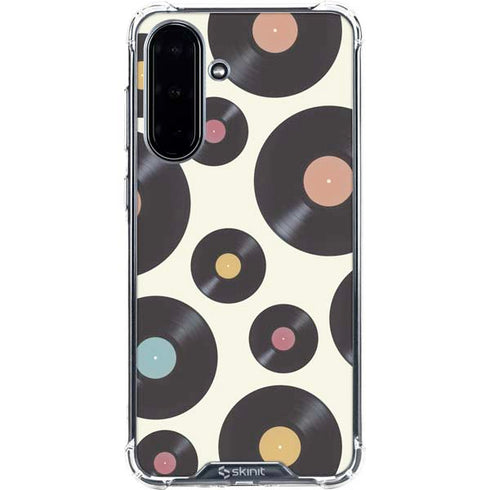 Colorful Records Galaxy A36 5G Clear Case
