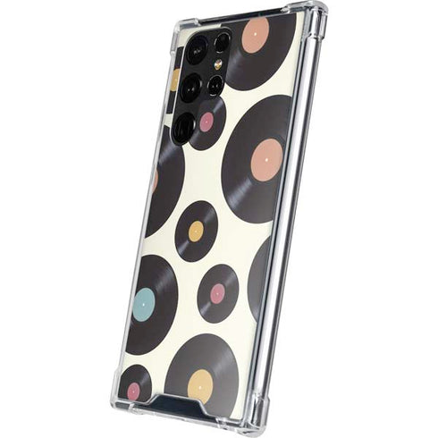 Colorful Records Galaxy S23 Ultra Clear Case
