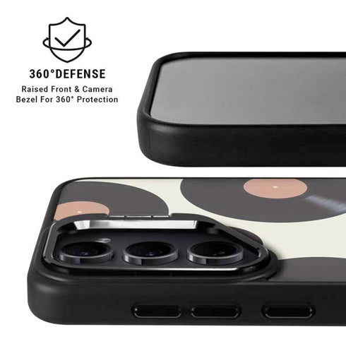Colorful Records Galaxy S25 Plus Kickstand Case