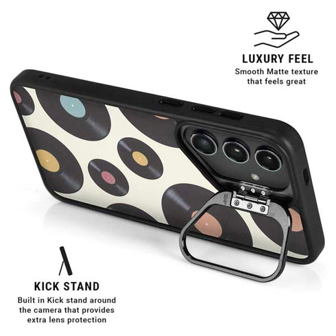 Colorful Records Galaxy S24 Ultra Kickstand Case