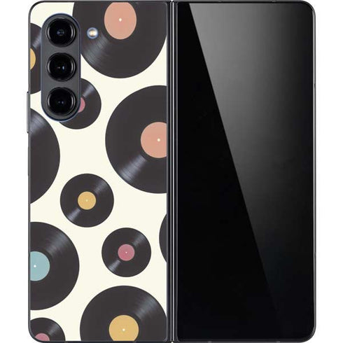 Colorful Records Galaxy Z Fold5 5G Skin