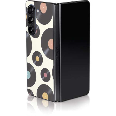 Colorful Records Galaxy Z Fold5 5G Skin