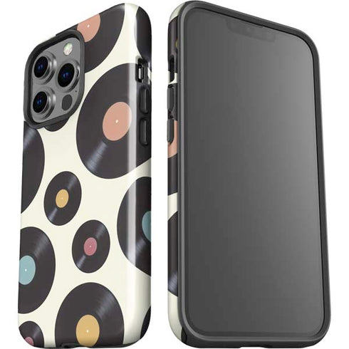 Colorful Records iPhone 15 Pro Impact Case