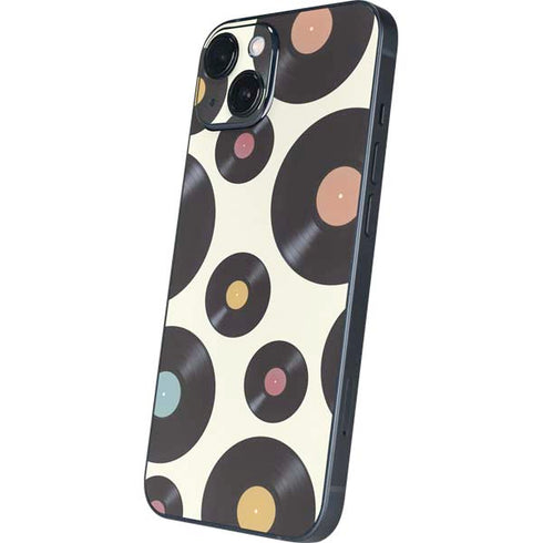 Colorful Records iPhone 15 Skin