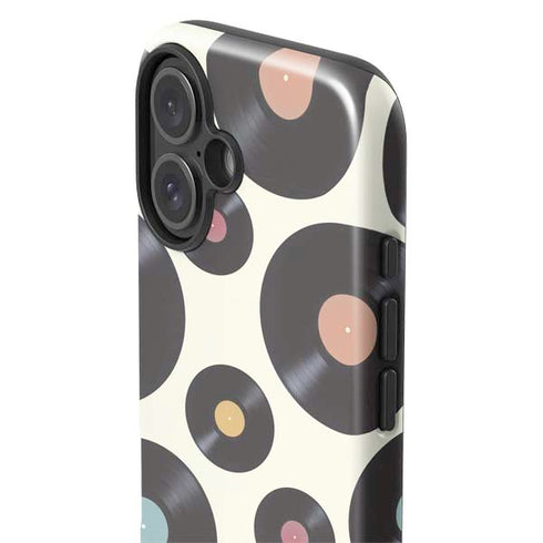 Colorful Records iPhone 16 Impact Case