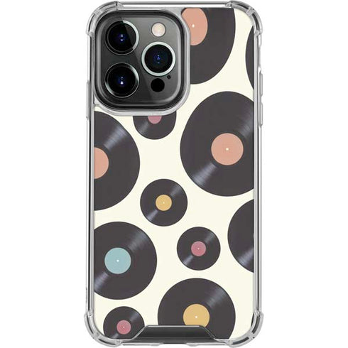 Colorful Records iPhone 16 Pro Clear Case