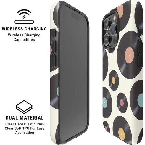 Colorful Records iPhone 16 Pro Magsafe Impact Case