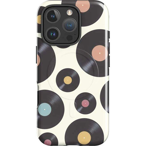 Colorful Records iPhone 16 Pro Max Magsafe Impact Case