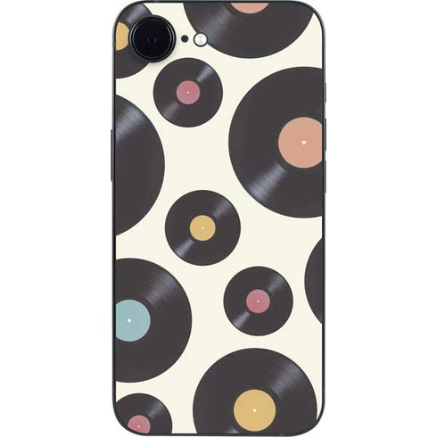 Colorful Records iPhone 16e Skin