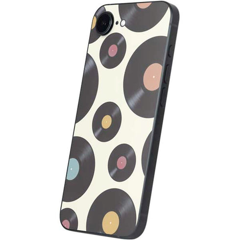 Colorful Records iPhone 16e Skin