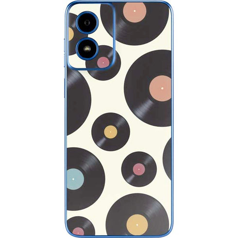 Colorful Records Moto G Play 4G (2024) Skin