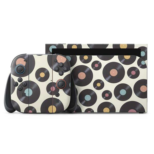 Colorful Records Nintendo Switch 2 (2025) with Joy-Con Skin