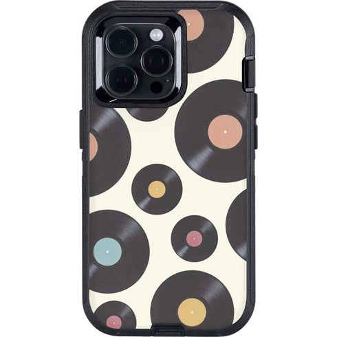 Colorful Records Otterbox Defender iPhone Skin