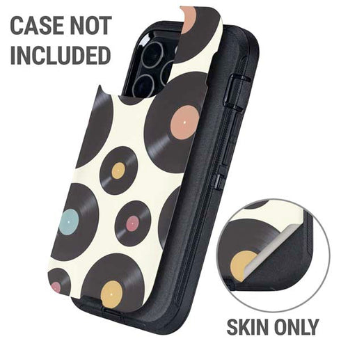 Colorful Records Otterbox Defender iPhone Skin