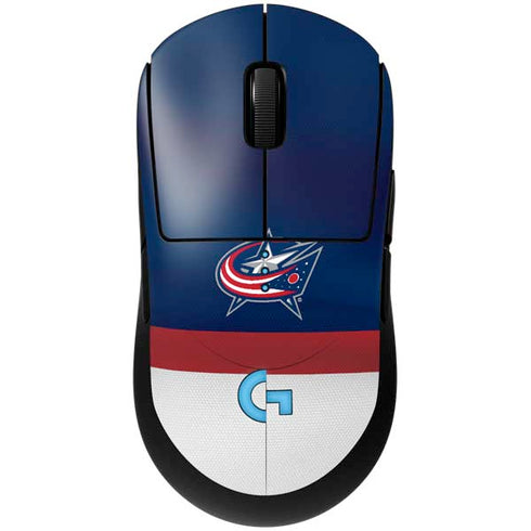 NHL Columbus Blue Jackets Alternate Jersey G Pro Wireless Gaming Mouse Skin