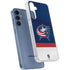 NHL Columbus Blue Jackets Alternate Jersey Galaxy A35 5G Clear Case