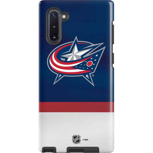 NHL Columbus Blue Jackets Alternate Jersey Galaxy Cases