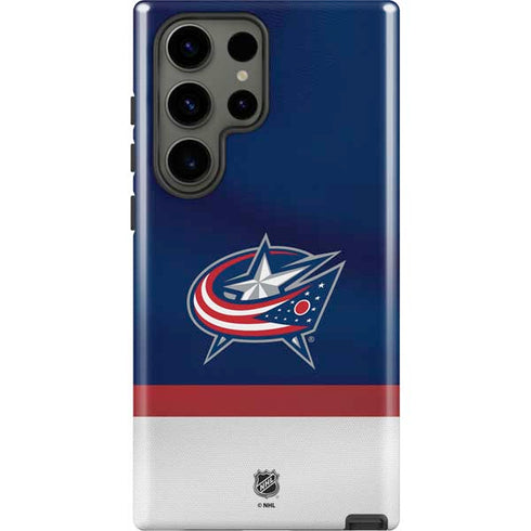 NHL Columbus Blue Jackets Alternate Jersey Galaxy S23 Ultra Pro Case