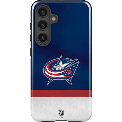 NHL Columbus Blue Jackets Alternate Jersey Galaxy S25 Impact Case