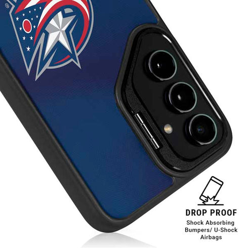 NHL Columbus Blue Jackets Alternate Jersey Galaxy S25 Kickstand Case