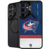 NHL Columbus Blue Jackets Alternate Jersey Galaxy S24 Plus Kickstand Case