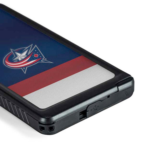 NHL Columbus Blue Jackets Alternate Jersey Galaxy S24 Ultra Waterproof Case