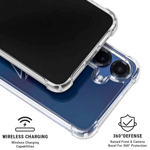 NHL Columbus Blue Jackets Alternate Jersey Galaxy S25 FE Clear Case