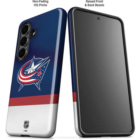 NHL Columbus Blue Jackets Alternate Jersey Galaxy S26 Plus Impact Case