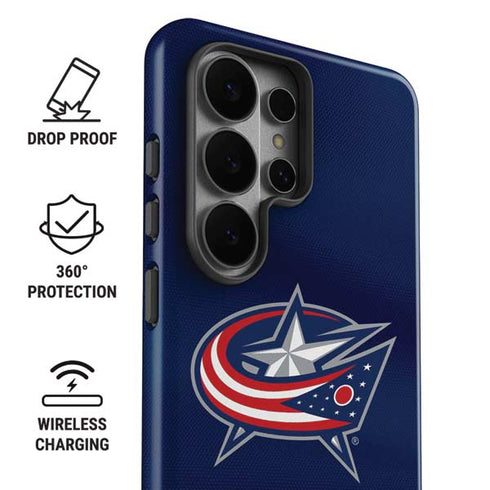NHL Columbus Blue Jackets Alternate Jersey Galaxy S26 Ultra Impact Case
