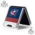 NHL Columbus Blue Jackets Alternate Jersey Galaxy Z Flip6 Clear Case