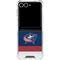 NHL Columbus Blue Jackets Alternate Jersey Galaxy Z Flip7 Clear Case