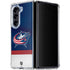 NHL Columbus Blue Jackets Alternate Jersey Galaxy Z Fold5 5G Clear Case