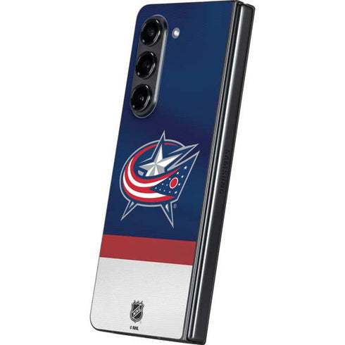 NHL Columbus Blue Jackets Alternate Jersey Galaxy Z Fold5 5G Skin